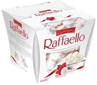 BOMBONES RAFFAELLO FERRERO 150 GR.