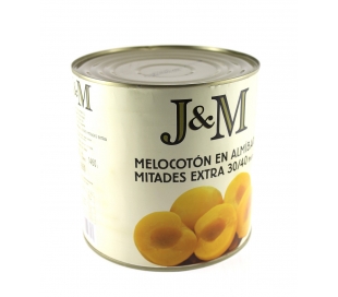 MELOCOTON EN ALMIBAR J&M 1,460GR.