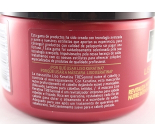 MASCARILLA LISO KERATINA TRESEMME 300 ML.