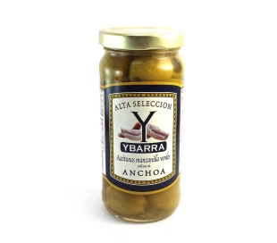 ACEITUNA MANZANILLA VERDE YBARRA 120 GR.