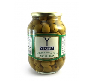 ACEITUNA MANZANILLA VERDE YBARRA 400 GR.