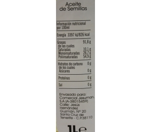 ACEITE SEMILLAS TAMARINDO 1 L.