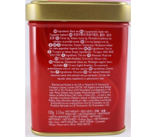 INFUSION TE ENGLISH BREAKFAST TWINING 100 GRS.