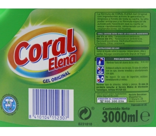 LAVAVAJILLAS DILUIDO CORAL 3 L.