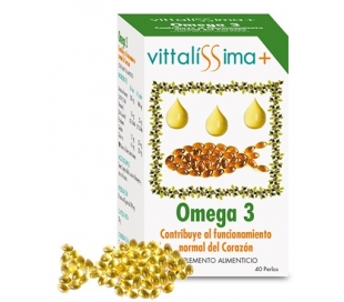 OMEGA 3 CAPSULAS VITTALISSIMA 40 UN