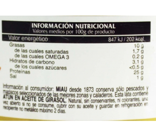 ATUN ACEITE VEGETAL 650 GRS.