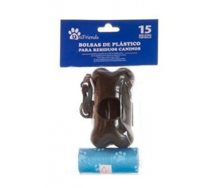 BOLSAS BASURA MASCOTAS UNIFRIENDS 15 BOLSAS + SOPORTE