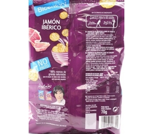 TORTITAS MINI NACKIS JAMON BICENTURY 70 GR.
