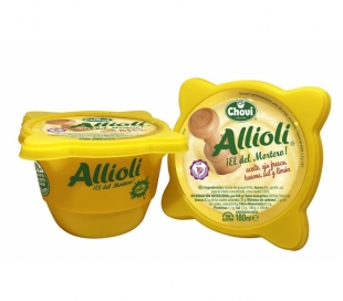 SALSA ALLIOLI, MORTERO CHOVI 180 ML.