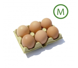 HUEVOS CANARIOS M 6 UN.