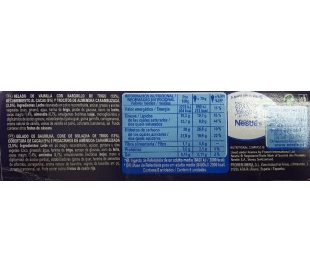HELADO CONO EXTREME DOBLE VAINILLA NESTLE PACK 6X120 ML.