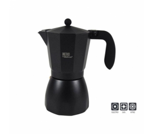 CAFETERA ALUMINIO NGRA. NERO 12 T.
