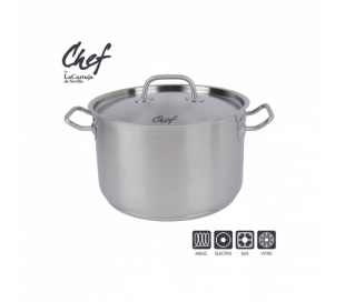 OLLA ACERO INOX BAENA=CHEF 24 CM.