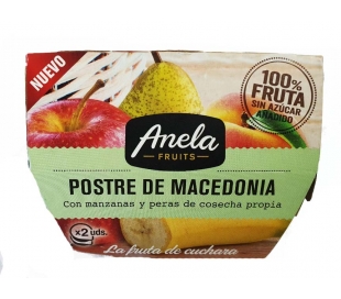 POSTRE DE FRUTA MACEDONIA ANELA PACK 2X100 GR.