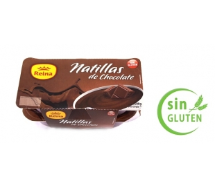 NATILLAS CHOCOLATE REINA PACK 4X125 GRS.