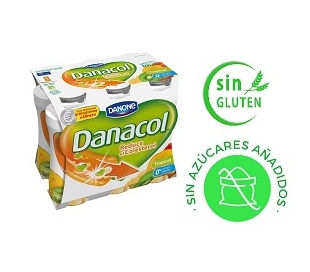 DANACOL LIQUIDO TROPICAL DANONE PACK 6X100 GR.