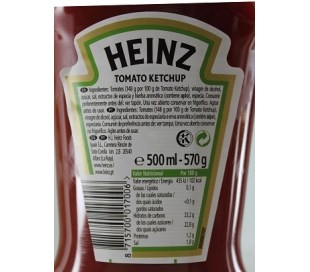 KETCHUP BOCA ABAJO HEINZ 460 GR.