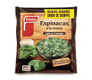 ESPINACA CREMA FINDUS 450 GR.