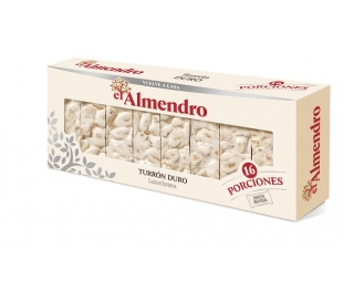 TURRON DURO EL ALMENDRO 400 GRS. PORCIONES