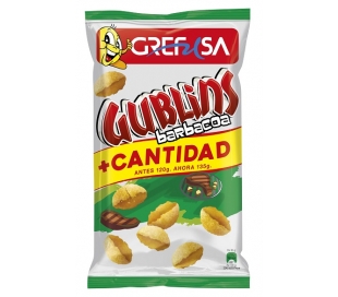 SNACKS FRITO CON SABOR BARBACOA GUBLINS 135 GRS.