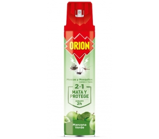 INSECTICIDA MANZANA VERDE,MOSCAS-MOSQUITOS ORION 600 ML. AEROSOL