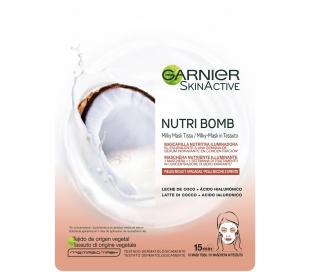 MASCARILLA NUTRI BOMB, ILUMINADORA GARNIER 28 GRS.