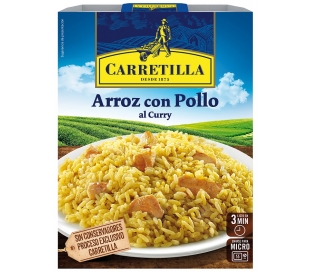 ARROZ CON POLLO AL CURRY CARRETILLA 300 GRS.