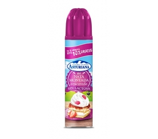 NATA MONTADA, AZUCARADA, SPRAY ASTURIANA 250 GRS.