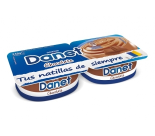 NATILLAS CHOCOLATE DANET PACK 2X120 GRS.