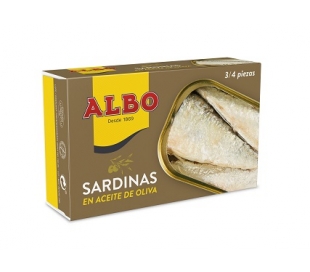 SARDINAS ACEITE OLIVA ALBO 85 GR.