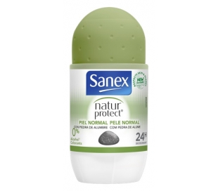 DESODORANTE ROLL-ON NATUR PROTECT,C/PIEDRA ALUMBRE SANEX 50 ML.