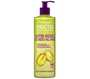 CREMA CAPILAR SIN ACLARADO PARA CABELLOS RIZOS-ONDULADOS FRUCTIS 400 ML.