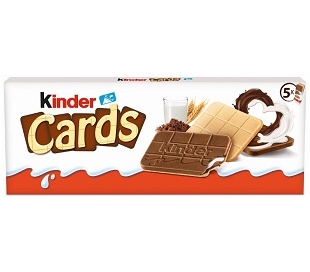 GALLETAS LECHE Y CACAO, CARDS KINDER PACK 5X25,6 GRS.