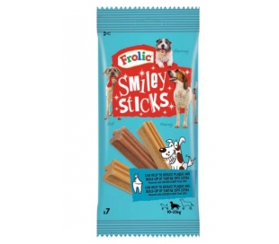 SNACK PERRO SMILEY STICKS FROLIC 175 GR.