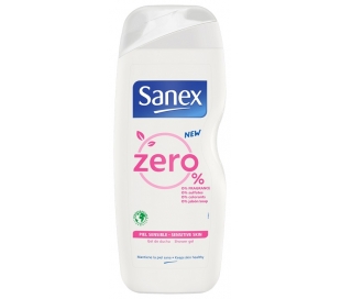 GEL DE BAÑO ZERO %, PIEL SENSIBLE SENEX 600 ML.