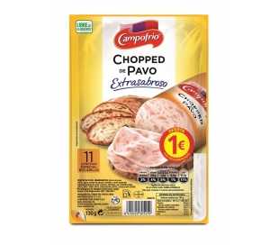 CHOPPED PAVO EXTRASABROSO CAMPOFRIO 95 GR.LONCHAS