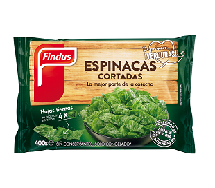 ESPINACA CORTADAS FINDUS 400 GR.