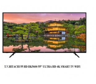 TELEVISION 55" ULTRA HD 4K SMART TV WIFI HITACHI 1 UD. HK5100
