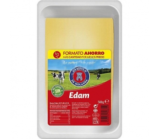 QUESO EDAM LONCHAS EL CASTILLO 500 GR.
