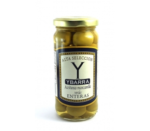 ACEITUNAS MANZ.ENTERAS YBARRA FRASCO 120 GR.