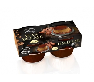 FLAN DE CAFE REINA PACK 4X100 GRS.