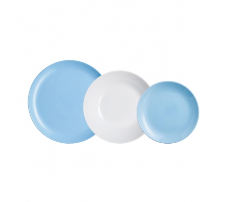 vajilla-diwali-light-azul-blanc-luminarc-18-piezas