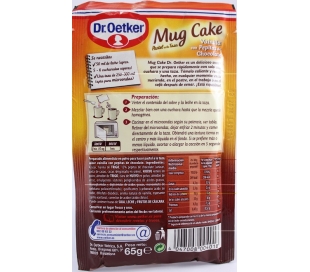 PREPARADO MUG CAKE VAINILLA C/COPOS CHO DR.OETKER 65 GRS.
