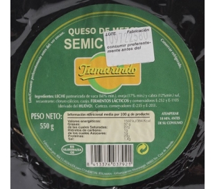 QUESO MEZCLA SEMICURADO TAMARINDO 550 GRS.