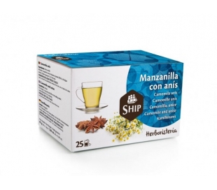 INFUSIÓN MANZANILLA C/ANÍS SHIP 25 UN.