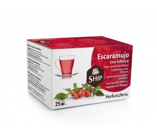 INFUSIÓN ESCARAMUJO C/HIBISCO SHIP 25 UN.