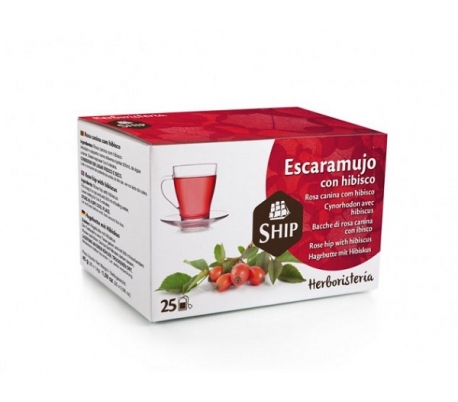 INFUSIÓN ESCARAMUJO C/HIBISCO SHIP 25 UN.
