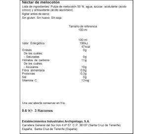 NECTAR MELOCOTÓN PACK 3 X LIBBYS 200 ML.