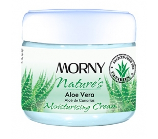 CREMA HIDRATANTE CON ALOE VERA NATURAL MORNY 300 ML.