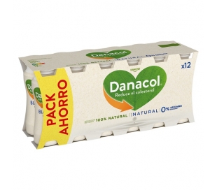 DANACOL NATURAL DANONE PACK 12X100 GRS.